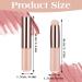 2pcs Silicone Makeup Brushes Set - Lip & Concealer Applicators for Perfect Blending | Dust Cap Included - Buy Online on GoSupps.com