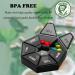 Portable Travel Pill Box Organisers - 7 Day 2 Times a Day - 2Pcs Set - Black Small Medicine Storage Box - Weekly Pill Box with 7 Separate Compartments - Ideal for Travel - Buy Online on GoSupps.com