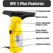 Karcher WV 1 Plus Window Vacuum Squeegee - 10 Blade for Showers, Mirrors, Glass & Countertops - Buy Online on GoSupps.com
