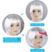 ADXCO 12-Piece Party Wigs & Sunglasses Set for Women - Neon Bob Wigs & Colorful Shades for Cosplay & Decorations - Buy Online on GoSupps.com