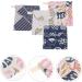 FOMIYES Tampon Organizer 4pcs - Menstrual Pad & Tampon Holder | Cute Monstera Leaves Design | Bathroom & Travel Storage Bag - Buy Online on GoSupps.com