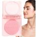 Eyeshadow Blushs Matte Monochrome Blushs Makeup - Natural Low Saturation Rouge Blushs for Brighten Your Face for Prom Wedding Bar Pochy 01 - Buy Online on GoSupps.com