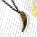 Soulnioi Tiger's Eye Bridge Bracelet & Vintage Obsidian Wolf Tooth Necklace Set - Buy Online on GoSupps.com