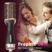 Beautimeter 3-in-1 Hot Air Brush & Hair Dryer - Ionic Volumizer for Straightening & Curling, 1000W - Black & Gold - Buy Online on GoSupps.com