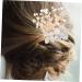 Angoily Silver Hair Comb Headwear for Women Pearl Wedding Hair Accessories Rhinestone Hair Comb Hair Combs for Women Rhinestone Hair Accessories Hair Pin Tiara Hair Fork Girl Bride Pearls - Buy Online on GoSupps.com