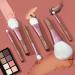 Buy Breteil 6-Piece Dense Bristle Makeup Brush Set - Professional Foundation Powder Blush Concealer & Eye Brushes - Short Handle - Perfect for Flawless Makeup Application - Buy Online on GoSupps.com