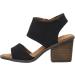 CUSHIONAIRE Women's Rosanna Cut Out Sandal | Memory Foam | Wide Width | Black | Size 10W - Buy Online on GoSupps.com