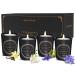 Vezmoc 4 Pack fragrance candle gift set in glass candles set natural soy wax fragrance candles for Valentine's Day gift ideas for women stress relief sleep yoga