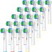Replacement Toothbrush Heads Compatible with Oral-B Braun, 20 Pcs Professional Electric Toothbrush Heads Brush Heads for Oral B Replacement Heads Refill Pro 500/1000/1500/3000/3757/5000/7000/7500/8000 20 Count (Pack of 1)