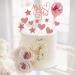 Wedding Cake Toppers Mr & Mrs Cake Topper With Rose Gold Heart Star Balloon Bride and Groom Wedding Topper for Cakes for Wedding Bridal Engagement Party Cake Cupcake Decoration - Buy Online on GoSupps.com