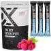 Energy Intensifier - Liquid Energy Boosting Water Flavoring with 200mg Caffeine BCAA 100% Vitamin B12 B6 B3 Keto-Friendly Vegan Sugar-Free No Calories (Blue Raspberry Flavor)