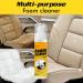 100ml Foam Cleaner Spray Foam Cleaner Foam Cleaner for Car and House Lemon Flavor Multipurpose Foam Cleaner Spray Leather Decontamination Foam Cleaner for Kitchen Bathroom Car and House Lemon Flavor - Buy Online on GoSupps.com