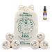 Reduce the dryer balls for tumble dryers natural fabric forecasts from 100% New Zealand Premium sheep wool reduce drying cycle and folding 6 -pack with 1 essential oils 6 balls and 1 bottle of etheric oils