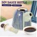 Zerodeko Soy Sauce Pot Vinegar Pot Dressing Container Mouthwash Dispenser Olive Oil Coffee Syrups Ceramics Oil Bottles Oil Dispenser Black Japanese Vinegar Holder Japanese Vinegar Dispenser 8.5X7X6.5CM As Shown - Buy Online on GoSupps.com