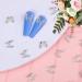 20pcs Butterfly Nail Charms - 3D Metal Alloy Gems for Nail Art - Shiny Crystal Decorations for Girls and Women in Silver - Buy Online on GoSupps.com