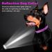 Reflective Padded Dog Collar for Small & Large Dogs - Adjustable Soft Neoprene in Purple (25-35cm) | PCEOTLLAR - Buy Online on GoSupps.com