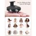 Heeta Scalp Massage Brush - Silicone Hair Brush for Wet & Dry Hair Soft Bristles Integrated Design - Dark Black - Buy Online on GoSupps.com