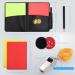Jizzu Football Referee Card Set - 2 Red & Yellow Cards + Whistle & Toss Coins for Game - International Shipping - Buy Online on GoSupps.com