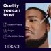 HORACE Hyaluronic Acid + Panthenol Face Serum for Men Advanced Moisturising Facial Treatment for Dry Skin Dehydration Lines and Elasticity Vegan Skincare for All Skin Types Unscented 30ml - Buy Online on GoSupps.com