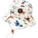 XYIYI Kids Bucket Hat Adjustable Sun Hats Breathable Beach Hat for Boys Girls 2-4 Years Lion