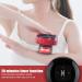 Rechargeable Electric Cupping Massage Device - 6/12 Gear Intelligent Therapy Tool for Home Office & Travel (Red) - Buy Online on GoSupps.com