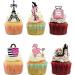 18pcs Paris Cupcake Toppers for Girl Lady Women Paris Party Supplies Glitter Rose Gold Eiffel Tower Cake Decorations Birthday French Themed Party Decorations - Buy Online on GoSupps.com