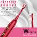 Wagner & Stern WHITEN+ Smart Electric Toothbrush with Pressure Sensor - 5 Modes, 3 Intensity Levels, Premium Travel Case - Ruby Red - Buy Online on GoSupps.com