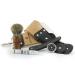 JAG Shaving Razor Set 5-part roof hair shaving brush straight shaving set leather string string grinding paste alum stick pure leather for all blades and knives
