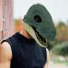 Fivetoo Raptor Face Cover - Movable Pine Latex Dinosaur Mask | Comfortable Breathable Dino Head Cover for Halloween | Multifuntional Green & Light Green Design - Buy Online on GoSupps.com