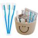 Blue Handle Disposable Toothbrushes - Individually Wrapped (50 Pack) for Hotel, AirBnB, and Homeless Care - Buy Online on GoSupps.com