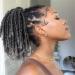SCENTW Grey Dreadlock Ponytail Extensions for Women | Drawstring Clip-on Goddess Coil Hairpieces for Black Women - Buy Online on GoSupps.com