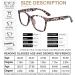 AEZUNI Oversize Square Reading Glasses for Women - Trendy Large Readers (Demi 1.0 - 3.5) - Stylish Oversized Prescription Eyewear International Shipping Available - Buy Online on GoSupps.com