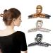 Kavya hair clip big thick hair shiny plastic slide -resistant hair clips Big hair gripper big hair claw clips with strong support for women women