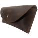 Handmade Bourbon Brown Sunglasses Case | Durable & Soft Accessory | Saddle & Hide Co. - Buy Online on GoSupps.com