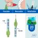 TEPE Interdental Brush Original Green 0.8 mm/ISO 5 - 20 PCs for Effective Plaque Removal & Teeth Cleaning | Ideal for Narrow Gaps - Buy Online on GoSupps.com