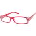 Stylish Designer Pink Reading Glasses for Women - Rhinestone Details & Spring Hinge | Dioptria Options 1.0-3.0 - Buy Online on GoSupps.com