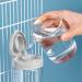 680ml Pet Water Bottle for Cage | 10mm Nozzle | Rabbit, Guinea Pig, Chinchilla, Ferret, Squirrel, Hedgehog | Crate Water Dispenser (Grey) - Buy Online on GoSupps.com