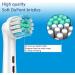 Professional Oral B Braun Compatible Toothbrush Heads - Medium Soft Dupont Bristles | Precision Clean Brush Refills - Buy Online on GoSupps.com