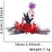 Halloween Clips | Black Glittery Animal Gauze Hairpin - Halloween Headdress Decor Non-slip Holiday Black Glittery Hairpin for Adults Kids - Buy Online on GoSupps.com