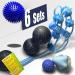 Massage ball set massage ball with knobs hedgehog ball foot massage fascia ball for feet trigger point presser with suction cup back hard hedgehog ball massage roller with handle lacrosse ball for neck 6er set