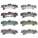 Set of 8 Sparkly Crystal Hair Barrettes - Small French Clips in 8 Colors - JCGY 8338 - Buy Online on GoSupps.com