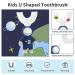 PROMISE BABE U-Shaped Kids Toothbrush - Food Grade Silicone, Premium Soft Manual Training Toothbrush for Kids 2-6 Years Old - Blue - Buy Online on GoSupps.com