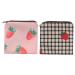 Lurrose 2pcs Napkin Storage Bag Cute Handbags Mini Coin Purse Small Bag Organizer Portable Period Bag Napkin Bag Menstruation Bag Tampon Organizer Practical Period Bag As Shown-2 13X13CM