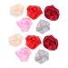Housoutil 100 Pcs Headwear Material Wedding Hair Accessories Diy Hair 3d Rosebud Diy The Flowers Crafts Bride 3.5X3.5cmx5pcs Assorted Colorx5pcs