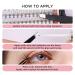 BEYELIAN DIY Eyelash Extension Kit | Cluster & Individual Lashes with Glue and Tweezers | 3D Cluster Lash Extensions (0.07mm 10/20 roots) - 240Pcs - 0.10 20Roots - Buy Online on GoSupps.com