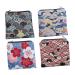 Lurrose 4 pieces of storage bags for women's binding girl money exchange storage bag for women's bandages wallet period pad pocket portable polyester student cotton towel