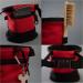Shop Seven Mountains Boulder Accessories - Black & Red Chalk Bag Set with Bamboo Brush & Chalkball for Ultimate Climbing Safety - Buy Online on GoSupps.com