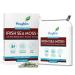 Organic Sea Moss Capsules - Burdock Root Irish Moss and Bladderwrack Capsules - Immune System Gut Cleanse & Thyroid Supplement - 60 Irish SeaMoss Pills with All-Natural Sea Moss Powder Dr Sebi 60 Count (Pack of 1)