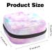 Galaxy Rainbow Pink Pattern Sanitary Napkins Storage Bag - Portable Menstrual Cup Pocket with Zipper for Teenage Girls & Women - Buy Online on GoSupps.com