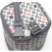 LCY Insulated Baby Bottle Cooler Bag | Holds 4 Bottles | Grey & Pink Dots - Buy Online on GoSupps.com